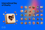 3D International Day of Charity, an Object Graphic by Pengedar Seni (Thumbnail 3 of 3)