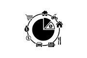 Financial Growth Pie Chart Set, a Graphic by hafijul (Thumbnail 10 of 12)