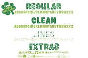 Shamrocker - Font Family, a Sans Serif Font by The Pretty Letters (Thumbnail 2 of 8)