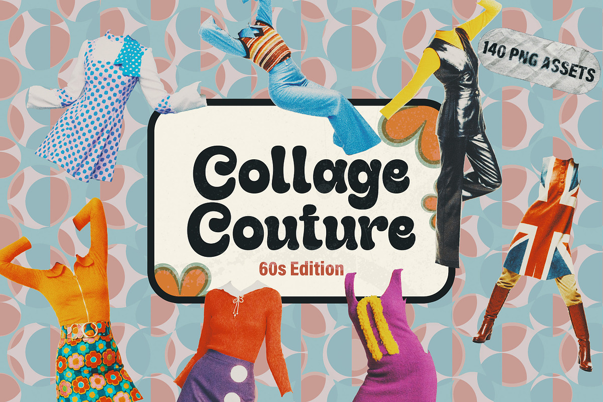 Collage Couture: 60s Edition, an Object Graphic by Megan Aili Designs (Photo 1 of 11)
