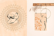 Poster Bundle Mystical Women Modern, a Decorative Illustration by Kaya Fonts (Thumbnail 15 of 23)