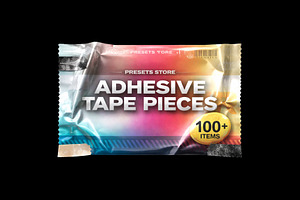 Adhesive Tape PNG Pack, a Presentation Template by Presets store