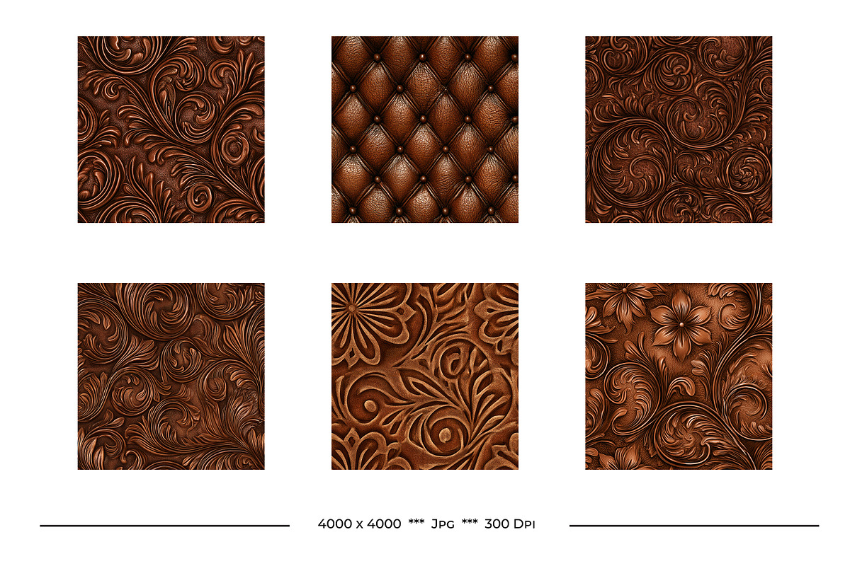 Leather Texture Art Patterns, a Pattern Graphic by karenfoleyphoto (Photo 6 of 7)