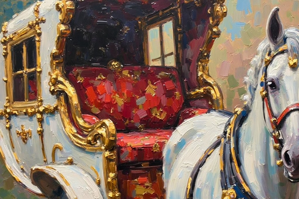 Royal Carriages, Horse Carriages, a Transportation Illustration by PLUM&FIGS (Photo 1 of 21)