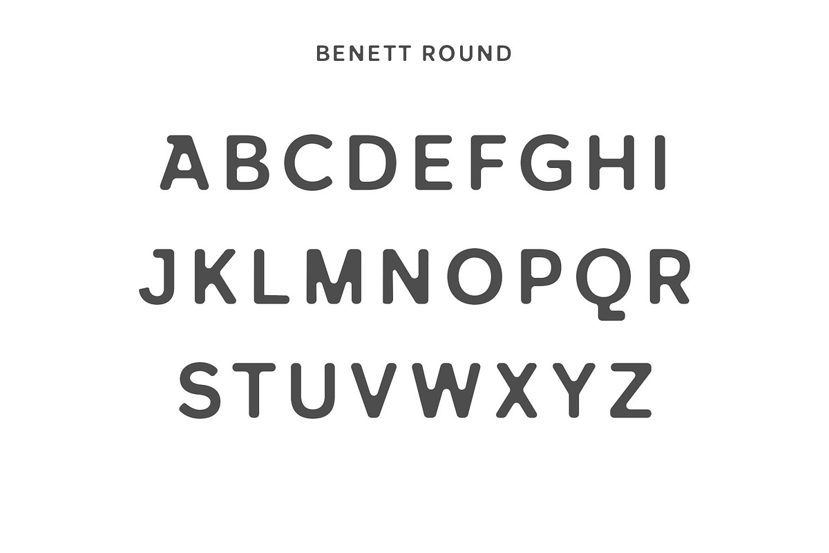 Benett Sans Serif Font Family preview 3