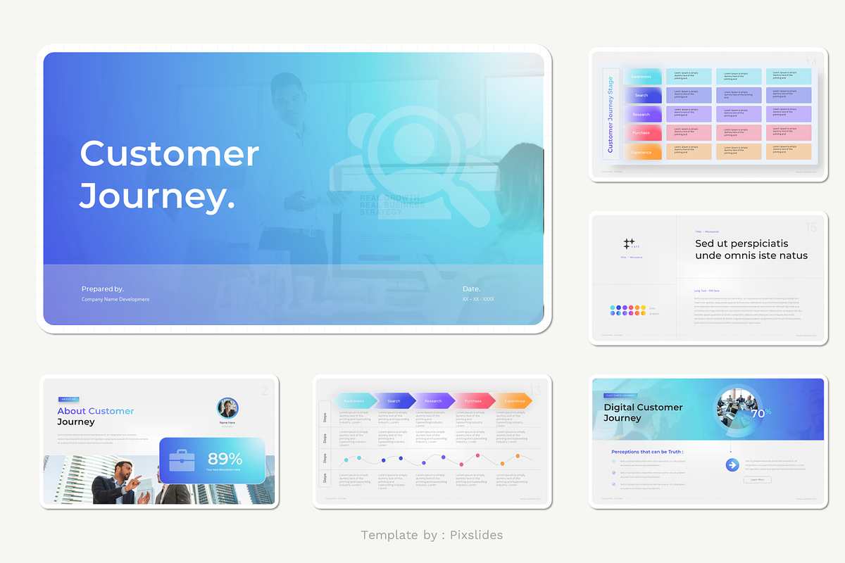 Customer Journey Keynote, a Presentation Template by Pixslides (Photo 6 of 6)
