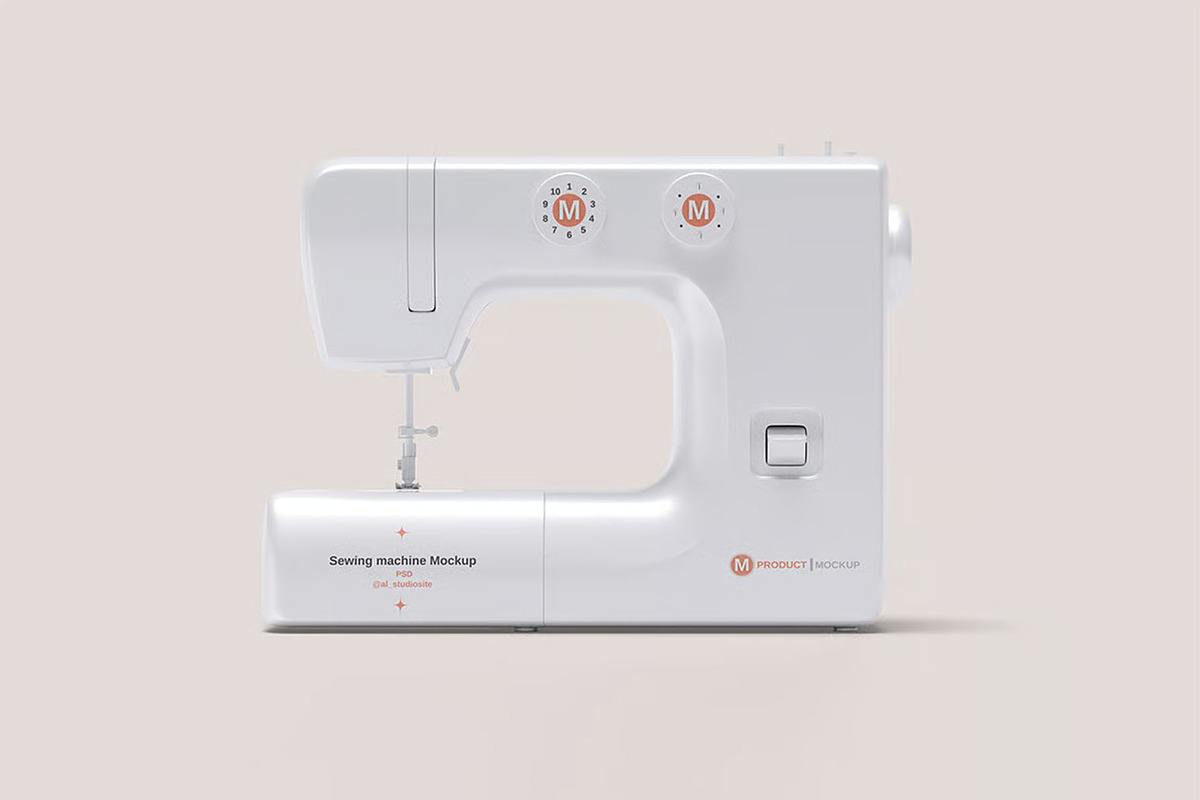 Sewing machine Mockup, a Household Mockup by zpackcreative (Photo 2 of 5)