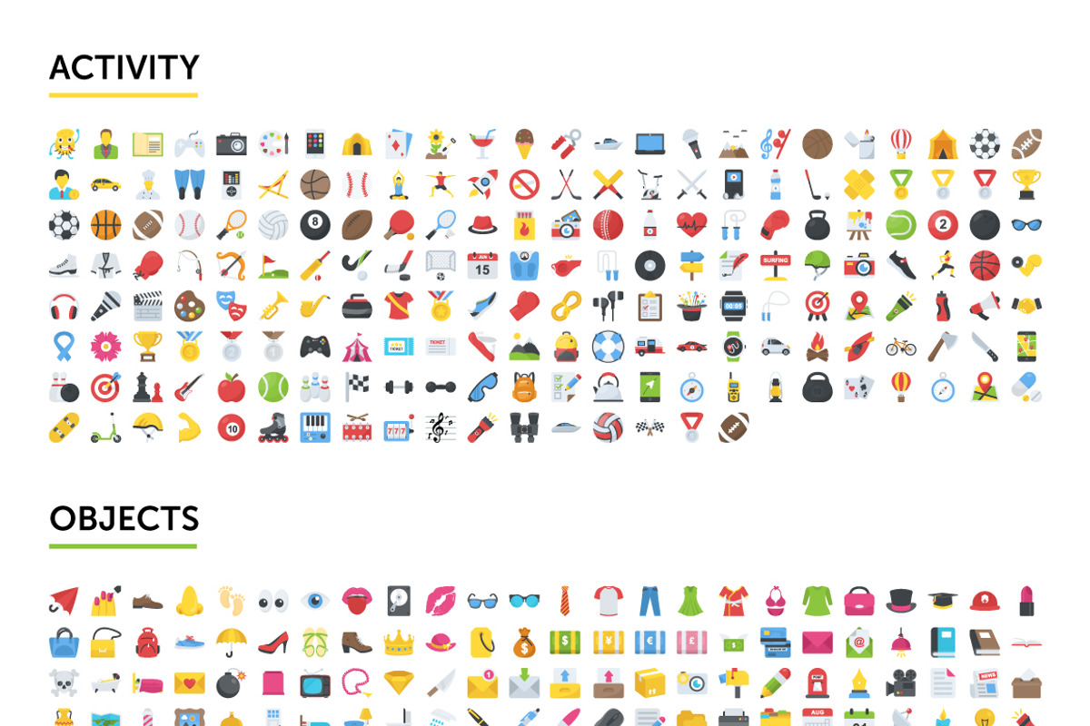 2500 Emoji Icons Bundle, an Emoji Icon by Vectors Market (Photo 3 of 5)