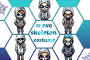 skeleton costume,halloween art, an Object Graphic by DreamerStarCo (Thumbnail 1 of 7)