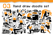 Hand Draw Doodle Set, a Person Illustration by Huza Studio (Thumbnail 4 of 7)