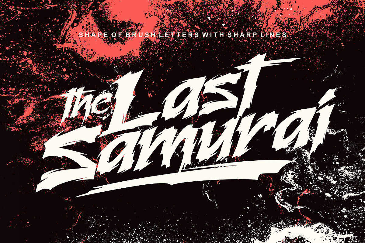 Brutal font preview 3