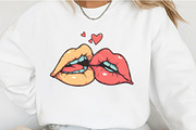 Retro Valentine’s Day Clipart, an Illustration by OK Design (Thumbnail 6 of 6)