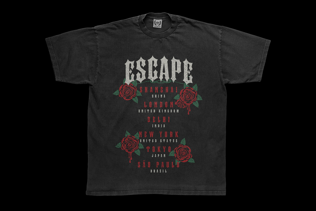 VARSITY Tee | Clothing Production, an Object Graphic by LXXXV | DSGN for Apparel (Photo 2 of 2)