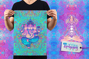 Trippy Vector Set of 60, an Animal Illustration by Varvara Gorbash (Thumbnail 5 of 9)