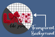 Christian Valentines Png, an Illustration by Canvas Craft (Thumbnail 2 of 7)