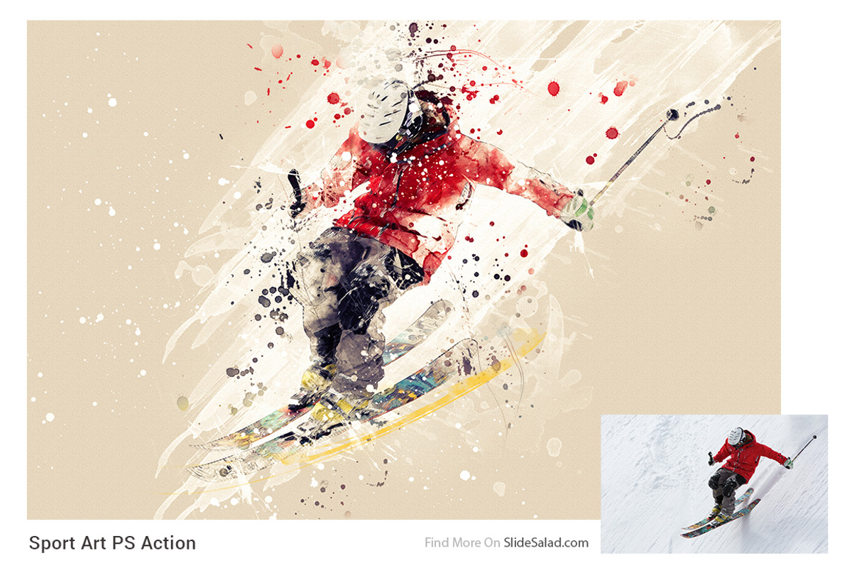 Sport Modern Art Photoshop Action, an Action Add-On by SlideSalad (Photo 7 of 21)
