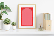 Christmas Frames PNG Clipart Bundle, an Illustration by Canvas Craft (Thumbnail 4 of 6)