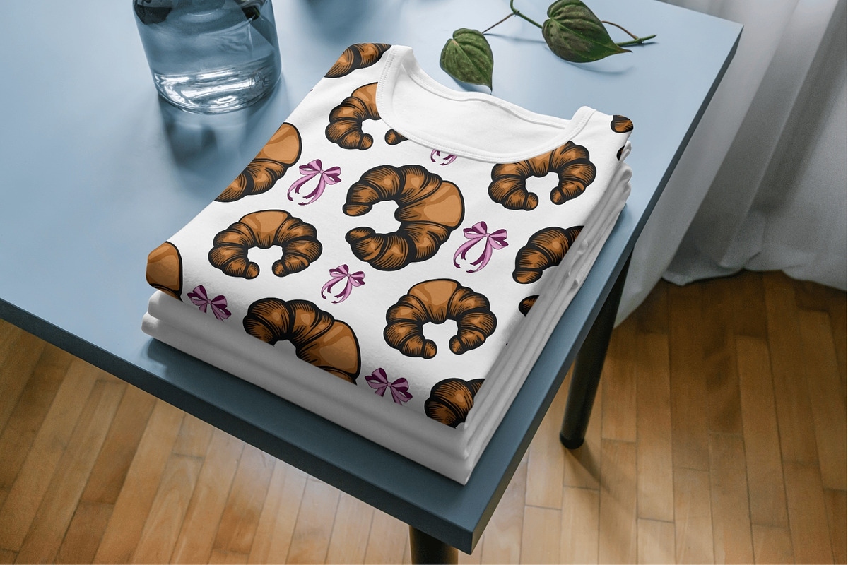 Cafe Favorites: Croissant Patterns, a Pattern Graphic by Elatedowl (Photo 10 of 11)