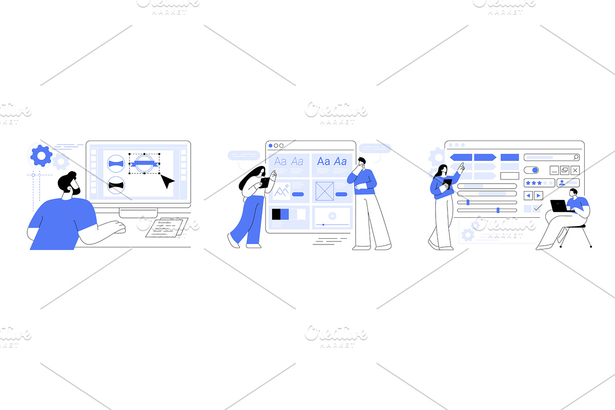 UI design isolated cartoon vector, a Finance Illustration by Visual Generation
