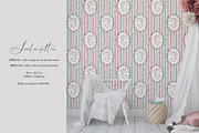 Bunny Card & Seamless pattern, a Pattern Graphic by SirenaArt (Thumbnail 2 of 11)