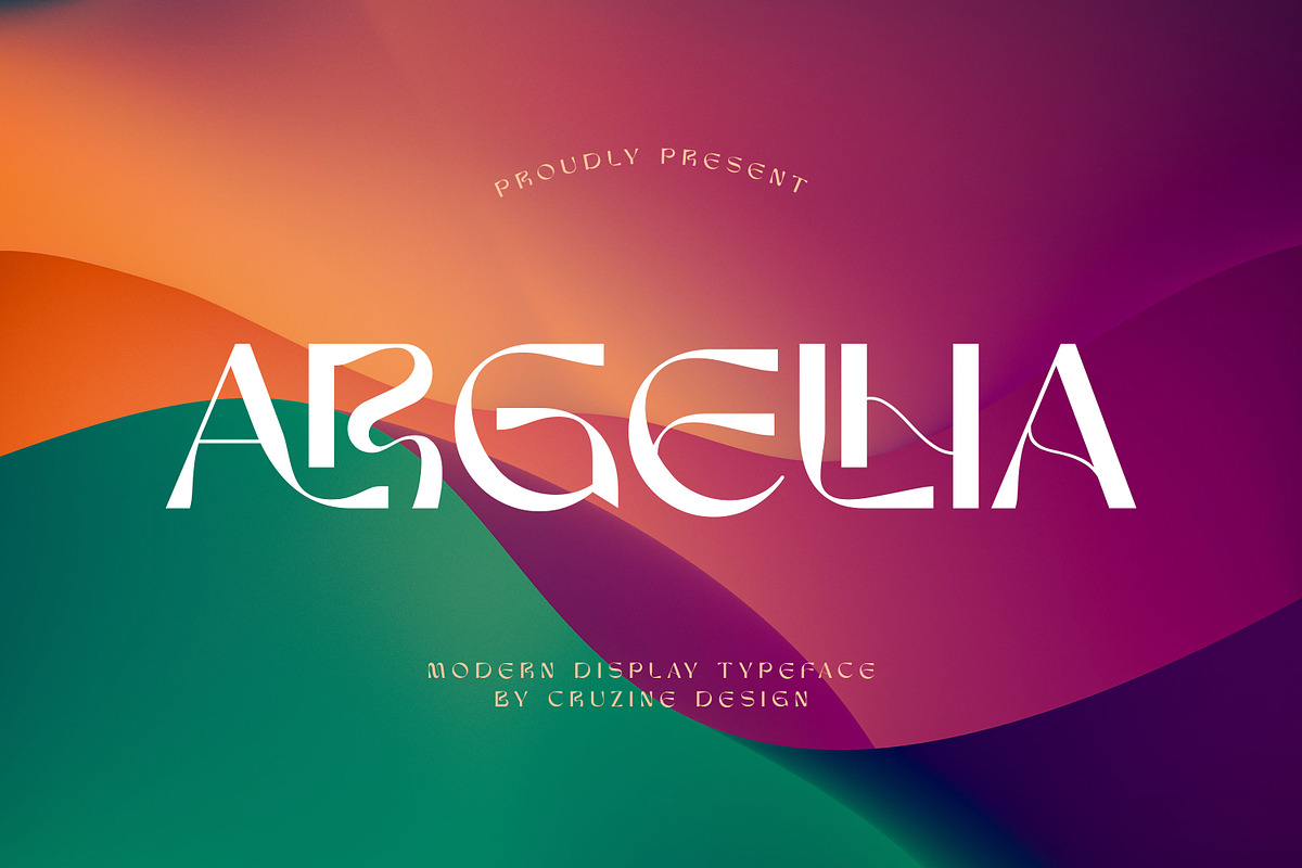 Argelha Modern Sans, a Sans Serif Font by Cruzine (Photo 1 of 9)