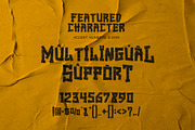 Retrera - Grunge Display Font, a Handwritten Font by Letterara (Thumbnail 13 of 14)