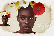 Watercolor Frames Photoshop Effects, a Layer Style Add-On by Andrew Skoch Design (Thumbnail 5 of 12)