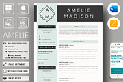 Marketing Resume CV for Word & Pages, a Resume Template by HIRED Design Studio (Thumbnail 1 of 11)