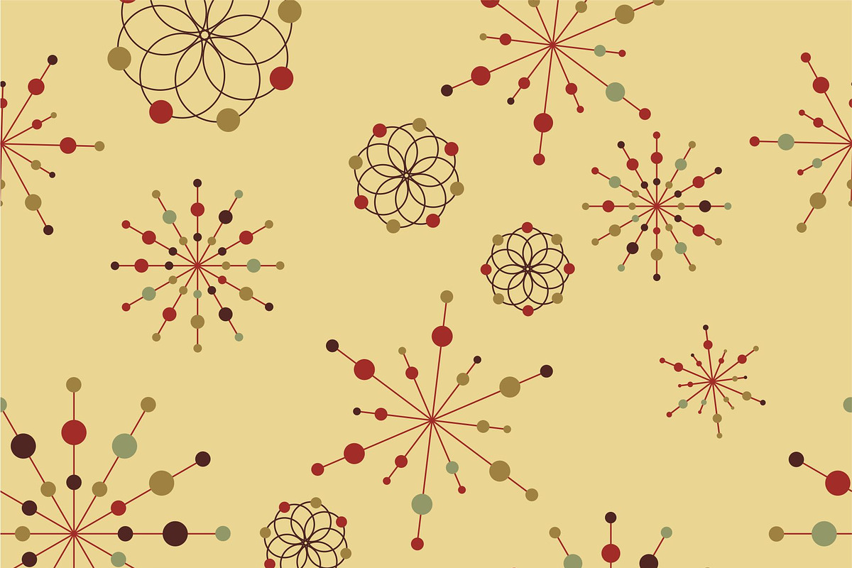 Vintage Christmas digital paper, a Pattern Graphic by ItsDianaDesign (Photo 8 of 8)