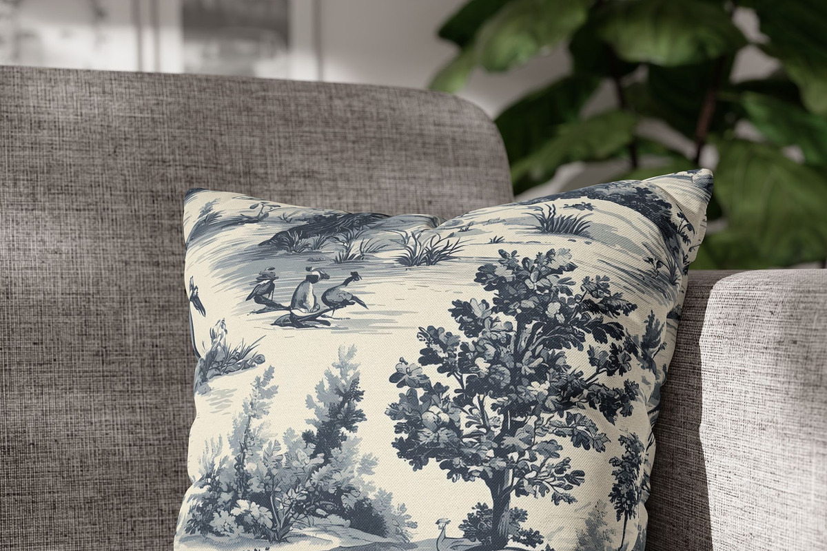Toile De Jouy Safari Seamless Patter, a Pattern Graphic by elfy creative (Photo 3 of 3)