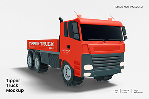 Tipper Truck Mockup, a Household Mockup by Unerispace