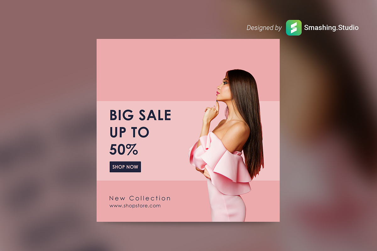 Fashion Web Banner Set, a Templates & Theme by Smashing_Studio (Photo 2 of 3)