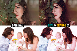 Orange & Teal 30 Cinematic FILM LUTS