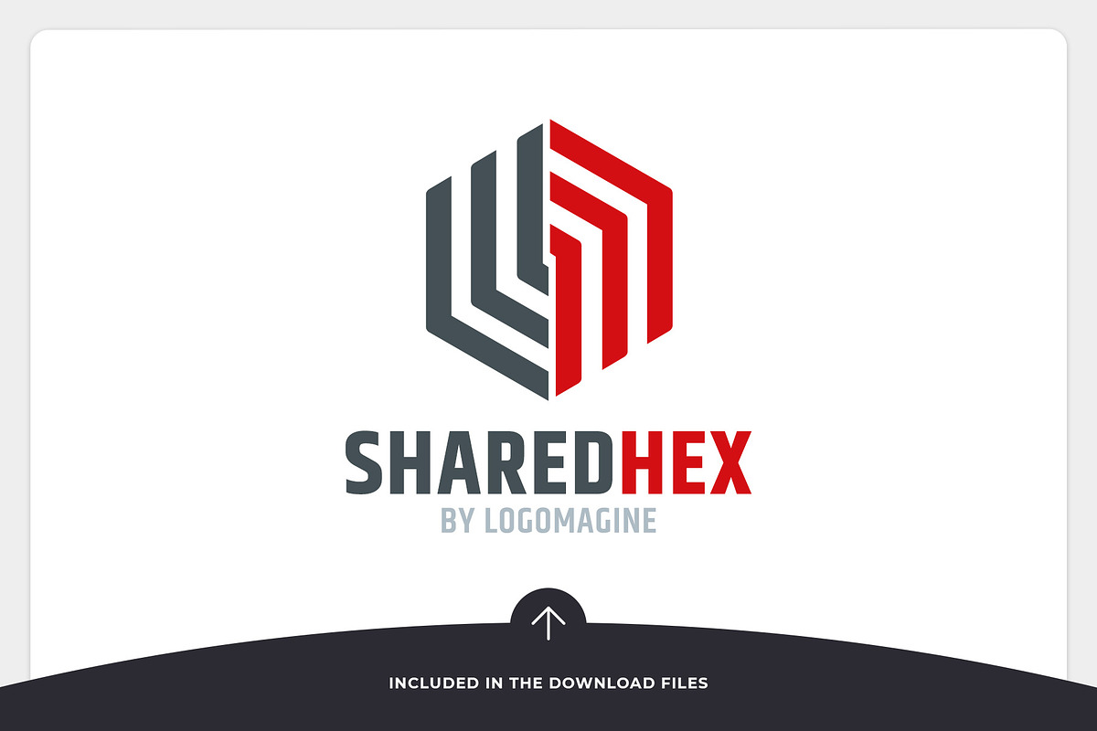 Shared Hex Logo Template, a Branding & Logo Template by LOGOMAGINE (Photo 7 of 16)
