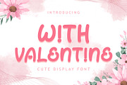 With Valentine, a Handwritten Font by Yoga Letter (Thumbnail 1 of 6)