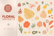 Floral Abstract Elements, a Decorative Illustration by DikayaMiau (Thumbnail 1 of 13)