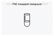 Science and Lab Tube and Flask Icons, an Outline Icon by Designfour (Thumbnail 5 of 7)