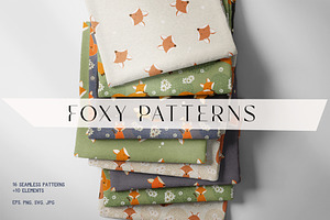 Fox Patterns & Clipart