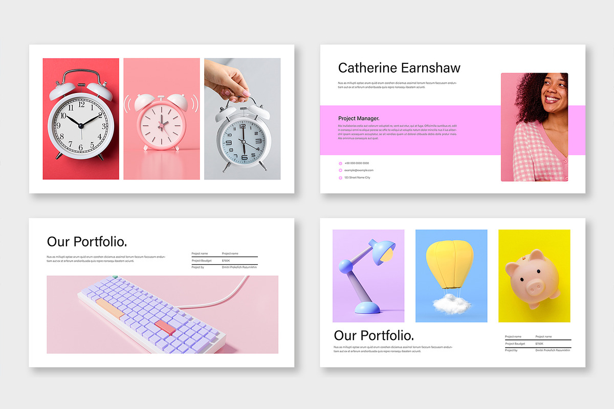 Portfolio Presentation Layout, a Presentation Template by Mighty-Slide (Photo 4 of 5)