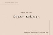 Dream Believer Font, a Sans Serif Font by Creativeqube Design (Thumbnail 1 of 5)