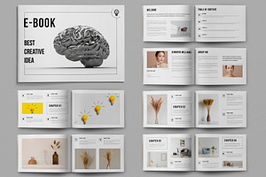 Ebook Magazine Layout, a Magazine Template by ContestDesign