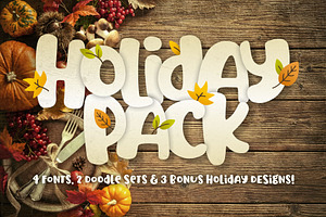 Holiday Font Pack