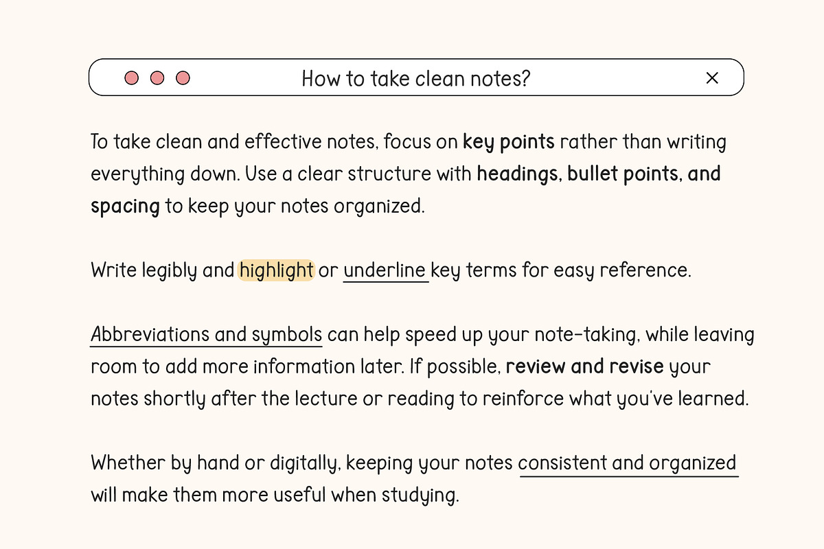 Clean Notes - Neat Handwriting Font, a Handwritten Font by Kaya Fonts (Photo 5 of 20)