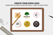 All in One Logo Creation Kit, a Branding & Logo Template by Basari Design (Thumbnail 5 of 17)