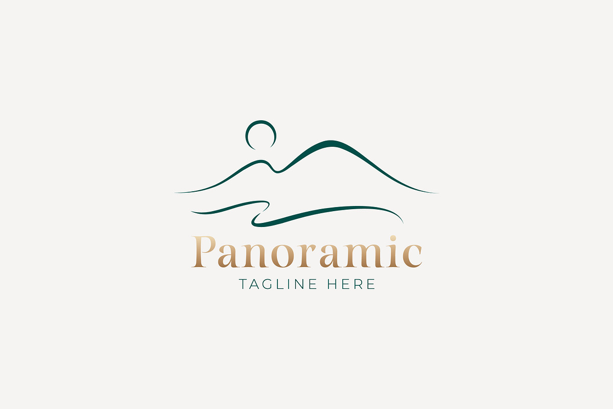 Panoramic Luxury Logo, a Branding & Logo Template by Signatoro (Photo 1 of 2)