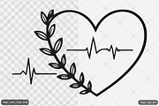 Heartbeat SVG PNG Design Bundle, an Illustration by Actual Pixel (Thumbnail 11 of 12)
