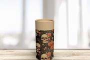 Skull Halloween Seamless Pattern, a Pattern Graphic by Atelier Fem (Thumbnail 6 of 6)
