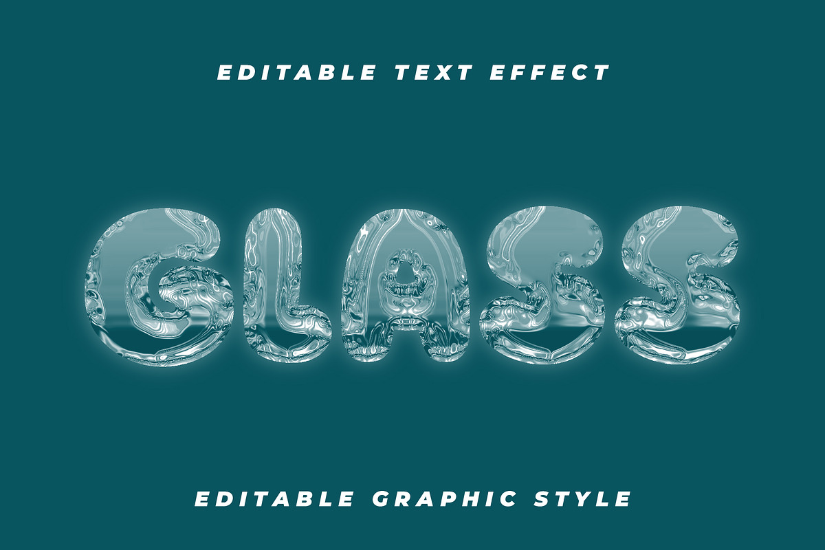 Liquid Crystal Text Effect