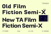 TA Film Fiction SemiX, a Sans Serif Font by TAFT Foundry (Thumbnail 8 of 14)