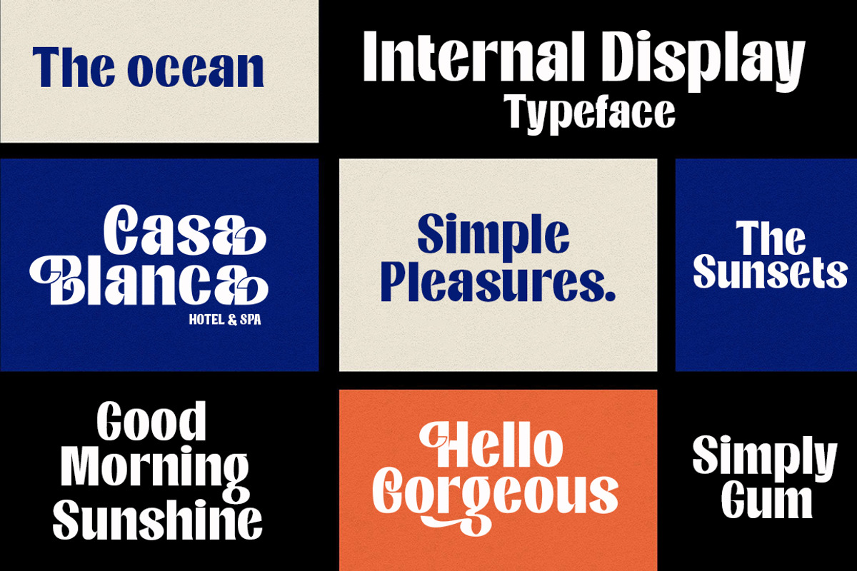 Internal Display, a Sans Serif Font by Typehill (Photo 2 of 10)